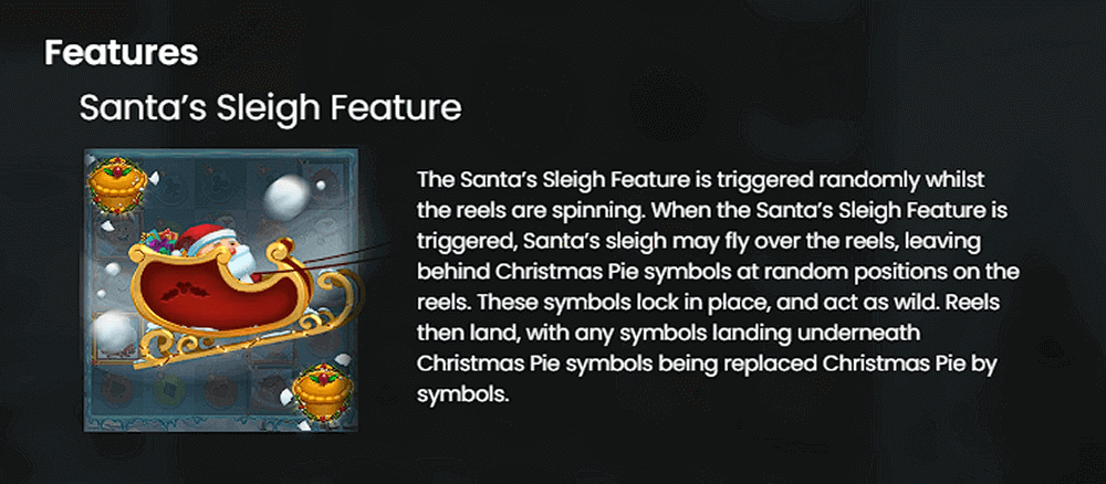 Santa’s Sleigh Feature Santa’s Sleigh Feature